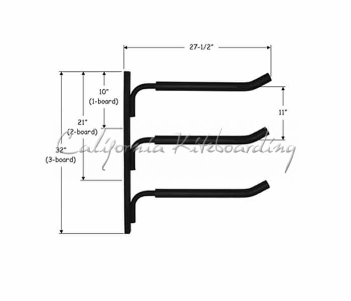 Dabco Gatekeeper Horizontal Surfboard Wall Rack California