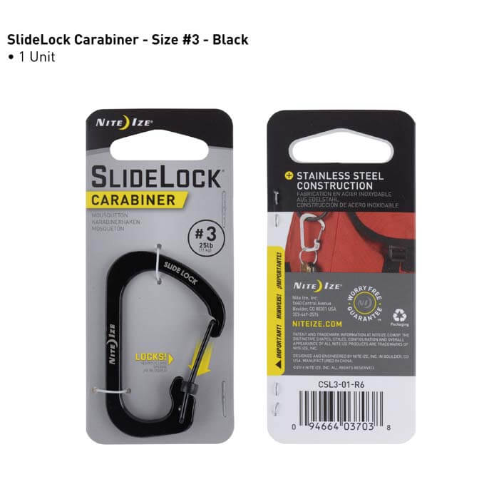 NiteIze SlideLock Stainless Steel Key Ring