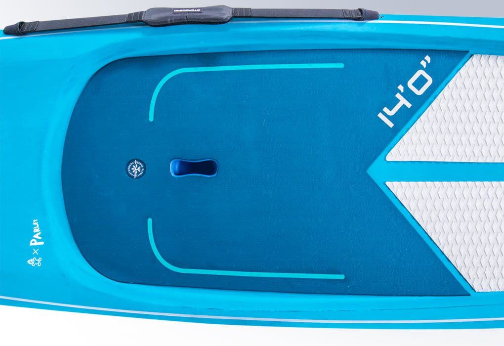 Starboard-SUP-Stand-Up-Paddleboard-Waterline-Key-Features-2020-Waterline-recessed-standing-area